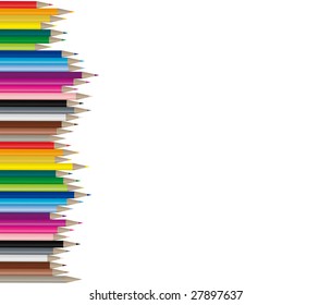 Color pencils - vector image