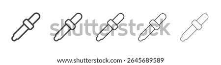 Color picker icon simple illustration logo art