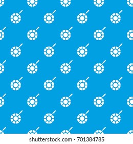 Color picker pattern repeat seamless in blue color for any design. Vector geometric illustration