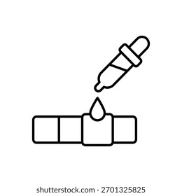 Icono de Vector de selector de color ilustración de stock