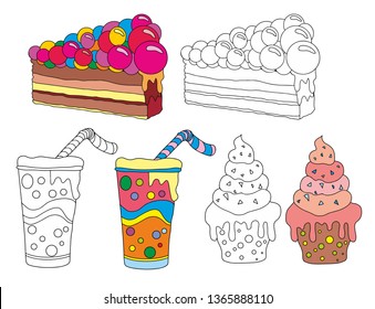 color pictures of cake for children