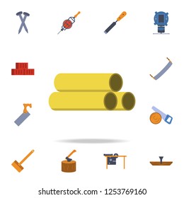 color pipes icon. Detailed set of color construction tools. Premium graphic design. One of the collection icons for websites, web design, mobile app