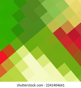 Color pixel background in polygonal style. Mosaic.