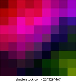 Color pixel background in polygonal style. Mosaic.
