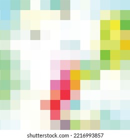 Color pixel background. Vector graphics. Presentation template.