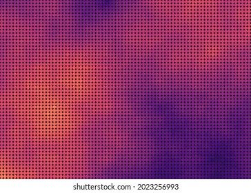Color Pixels Cloud Abstract Computational Generative Art background illustration