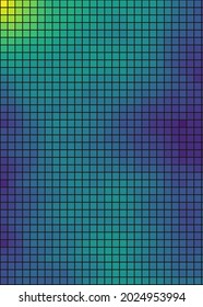 Color Pixels Cloud Abstract Computational Generative Art background illustration