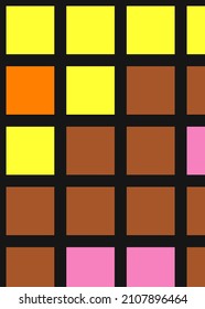 Color Pixels Cloud Abstract Computational Generative Art background illustration