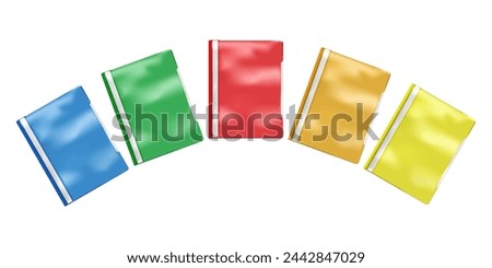 Similar – Image, Stock Photo Colourful plastic folders