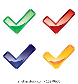 Color plastic tick