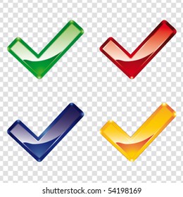Color plastic tick