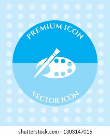 Color Plate Icon for Web. Application, Software & Graphic Design.