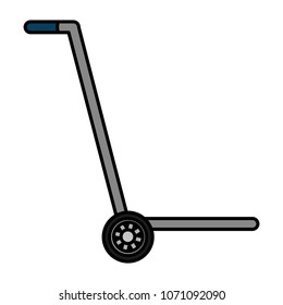 color platform trolleys object to delivery service