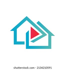 color play house logo vector 