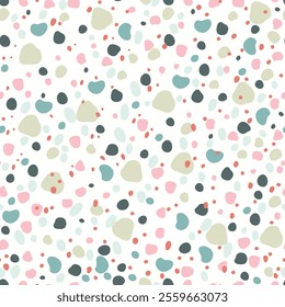 Color Polka Dot. Abstract Vector Art. Seamless Vintage Drop. Small Pattern Cool Summer. Black Random Spot Confetti. Seamless Eps Dot Sparkle. Rainbow Happy Background. Blue Christmas Random	
