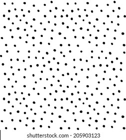 Color polka dots abstract seamless pattern. Vector background