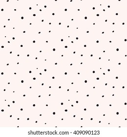 Color polka dots abstract seamless pattern. Vector background