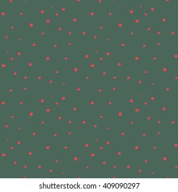 Color polka dots abstract seamless pattern. Vector background