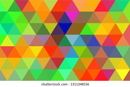Color polygon background
