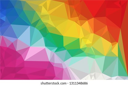 Color polygon background