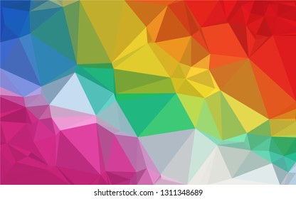 Color polygon background