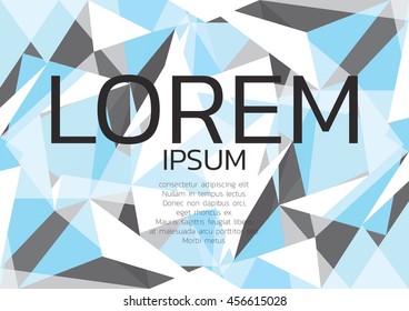 Color polygon background.