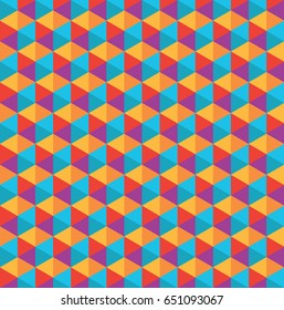 Color polygon vector modern seamless geometry pattern