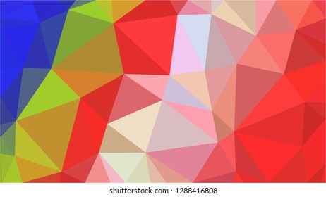 Color Polygonal Mosaic Background, Low Poly Style, Vector illustration, Business Design Templates, Shining polygon pattern, geometric image in Origami style with gradient. Bright template for web site