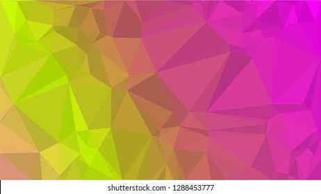 Color Polygonal Mosaic Background, Low Poly Style, Vector illustration, Business Design Templates, Shining polygon pattern, geometric image in Origami style with gradient. Bright template for web site