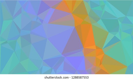 Color Polygonal Mosaic Background, Low Poly Style, Vector illustration, Business Design Templates, Shining polygon pattern, geometric image in Origami style with gradient. Bright template for web site