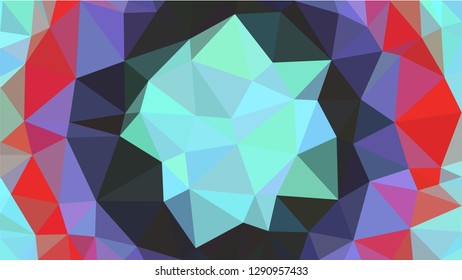 Color Polygonal Mosaic Background, Low Poly Style, Vector illustration, Business Design Templates, Shining polygon pattern, geometric image in Origami style with gradient. Bright template for web site