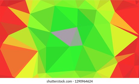 Color Polygonal Mosaic Background, Low Poly Style, Vector illustration, Business Design Templates, Shining polygon pattern, geometric image in Origami style with gradient. Bright template for web site
