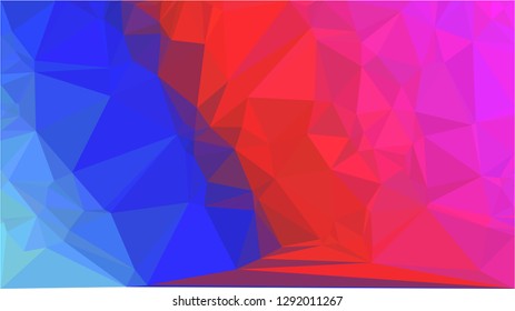 Color Polygonal Mosaic Background, Low Poly Style, Vector illustration, Business Design Templates, Shining polygon pattern, geometric image in Origami style with gradient. Bright template for web site