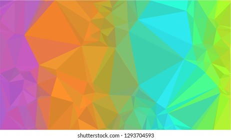 Color Polygonal Mosaic Background, Low Poly Style, Vector illustration, Business Design Templates, Shining polygon pattern, geometric image in Origami style with gradient. Bright template for web site