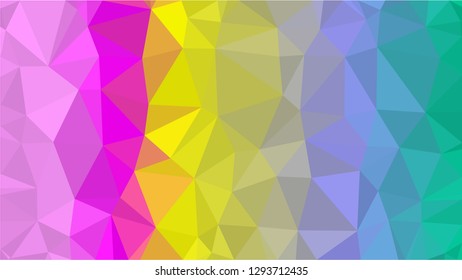 Color Polygonal Mosaic Background, Low Poly Style, Vector illustration, Business Design Templates, Shining polygon pattern, geometric image in Origami style with gradient. Bright template for web site
