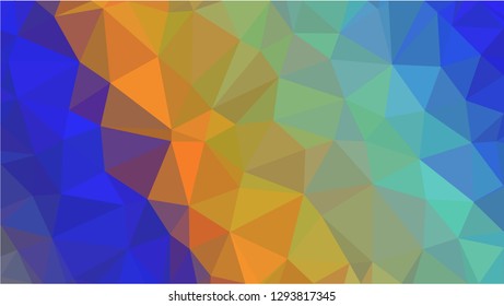 Color Polygonal Mosaic Background, Low Poly Style, Vector illustration, Business Design Templates, Shining polygon pattern, geometric image in Origami style with gradient. Bright template for web site