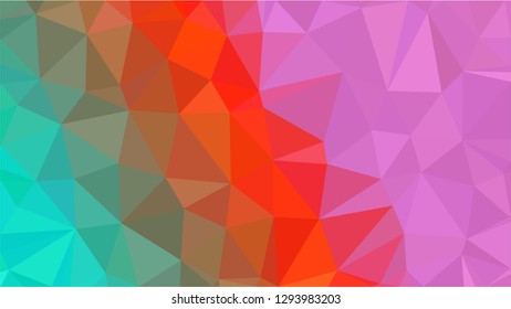 Color Polygonal Mosaic Background, Low Poly Style, Vector illustration, Business Design Templates, Shining polygon pattern, geometric image in Origami style with gradient. Bright template for web site