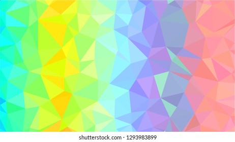 Color Polygonal Mosaic Background, Low Poly Style, Vector illustration, Business Design Templates, Shining polygon pattern, geometric image in Origami style with gradient. Bright template for web site