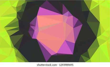 Color Polygonal Mosaic Background, Low Poly Style, Vector illustration, Business Design Templates, Shining polygon pattern, geometric image in Origami style with gradient. Bright template for web site