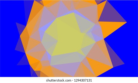 Color Polygonal Mosaic Background, Low Poly Style, Vector illustration, Business Design Templates, Shining polygon pattern, geometric image in Origami style with gradient. Bright template for web site