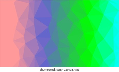 Color Polygonal Mosaic Background, Low Poly Style, Vector illustration, Business Design Templates, Shining polygon pattern, geometric image in Origami style with gradient. Bright template for web site