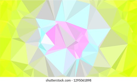 Color Polygonal Mosaic Background, Low Poly Style, Vector illustration, Business Design Templates, Shining polygon pattern, geometric image in Origami style with gradient. Bright template for web site