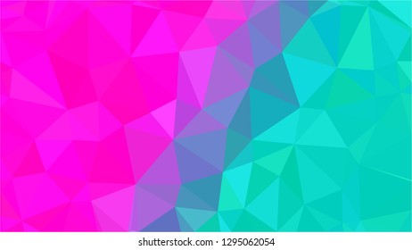 Color Polygonal Mosaic Background, Low Poly Style, Vector illustration, Business Design Templates, Shining polygon pattern, geometric image in Origami style with gradient. Bright template for web site