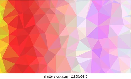 Color Polygonal Mosaic Background, Low Poly Style, Vector illustration, Business Design Templates, Shining polygon pattern, geometric image in Origami style with gradient. Bright template for web site