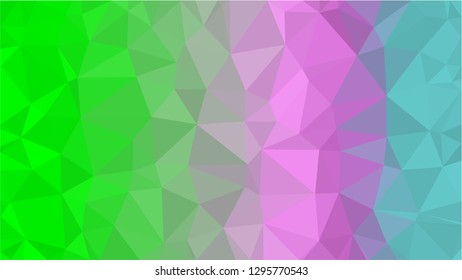 Color Polygonal Mosaic Background, Low Poly Style, Vector illustration, Business Design Templates, Shining polygon pattern, geometric image in Origami style with gradient. Bright template for web site