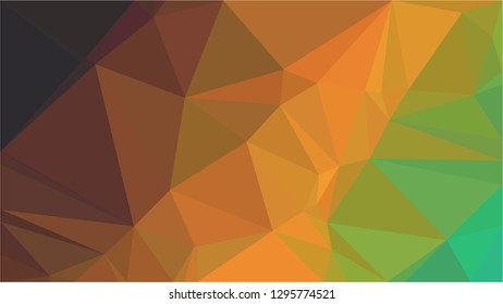 Color Polygonal Mosaic Background, Low Poly Style, Vector illustration, Business Design Templates, Shining polygon pattern, geometric image in Origami style with gradient. Bright template for web site