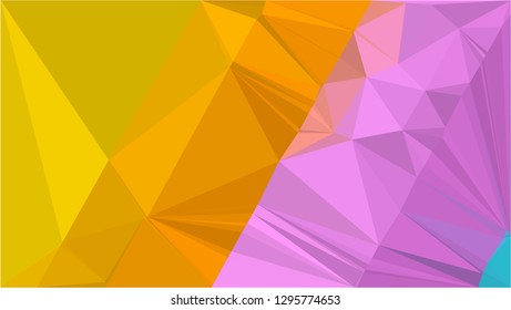 Color Polygonal Mosaic Background, Low Poly Style, Vector illustration, Business Design Templates, Shining polygon pattern, geometric image in Origami style with gradient. Bright template for web site