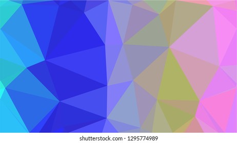 Color Polygonal Mosaic Background, Low Poly Style, Vector illustration, Business Design Templates, Shining polygon pattern, geometric image in Origami style with gradient. Bright template for web site
