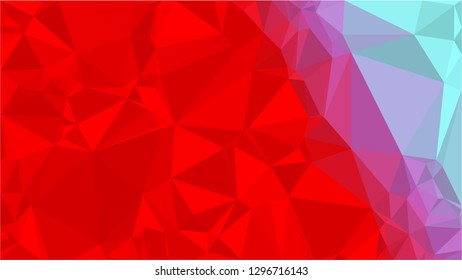Color Polygonal Mosaic Background, Low Poly Style, Vector illustration, Business Design Templates, Shining polygon pattern, geometric image in Origami style with gradient. Bright template for web site