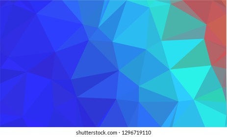 Color Polygonal Mosaic Background, Low Poly Style, Vector illustration, Business Design Templates, Shining polygon pattern, geometric image in Origami style with gradient. Bright template for web site